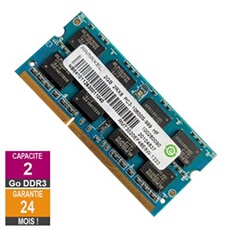Barrette Mémoire 2Go RAM DDR3 RMT3020EF48E8W-1333 SO-DIMM PC3-10600 1333MHz 2Rx8