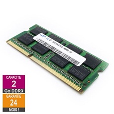 Barrette Mémoire Samsung Barrette Mémoire 2Go Ram Ddr3 Samsung M471B5673Fh0-Cf8 So-Dimm Pc3-8500 1066Mhz 2Rx8