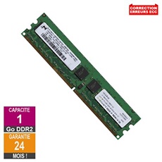 Barrette Mémoire 1Go RAM DDR2 MT18HTF12872AY-667D4 DIMM PC2-5300E