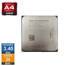 Processeur A4 Series A4-5300B 3.40GHz AD530BOKA23HJ FM2 1Mo