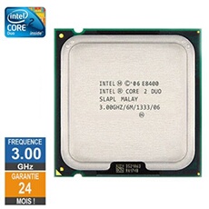 Processeur Core 2 Duo E8400 3GHz SLAPL LGA775 6Mo