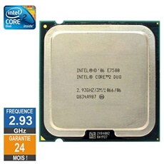 Processeur Core 2 Duo E7500 2.93GHz SLGTE LGA775 3Mo