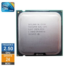 Processeur Pentium Dual-Core E5200 2.50GHz SLAY7 LGA775 2Mo