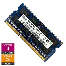Barrette Mémoire 4Go RAM DDR3 HMT351S6EFR8C-PB SO-DIMM PC3-12800 1600MHz 2Rx8