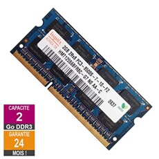 Barrette Mémoire 2Go RAM DDR3 HMT125S6BFR8C-G7 SO-DIMM PC3-8500 1066MHz 2Rx8