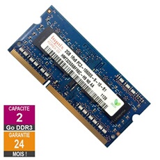 Barrette Mémoire 2Go RAM DDR3 HMT325S6BFR8C-H9 SO-DIMM PC3-10600 1333MHz 1Rx8