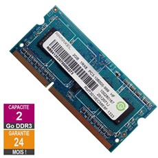 Barrette Mémoire 2Go RAM DDR3 RMT3010EC58E8F-1333 SO-DIMM PC3-10600 1333MHz 1Rx8