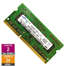 Barrette Mémoire Samsung Barrette Mémoire 2Go Ram Ddr3 Samsung M471B5773Chs-Ch9 So-Dimm Pc3-10600 1333Mhz 1Rx8