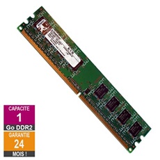 Barrette Mémoire 1Go RAM DDR2 KVR667D2N5/1G DIMM PC2-5300U 1Rx8