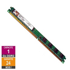 Barrette Mémoire 1Go RAM DDR2 Low KVR667D2N5/1G DIMM PC2-5300U