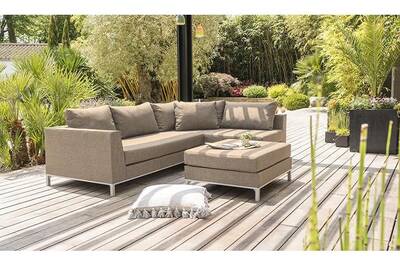 Salon De Jardin Garden Park Salon Jardin Bas Casablanca Taupe Darty