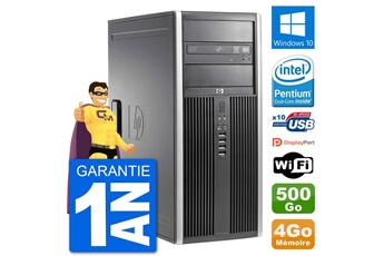 PC De Bureau HP PC Tour HP 8200 Intel G630 Ram 4Go Disque Dur 500Go Windows 10 WiFi