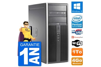 PC De Bureau HP PC Tour HP 8200 Intel G630 Ram 4Go Disque Dur 1To Windows 10 WiFi
