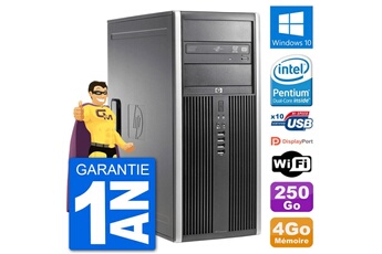 PC De Bureau HP PC Tour HP 8200 Intel G630 Ram 4Go Disque Dur 250Go Windows 10 WiFi