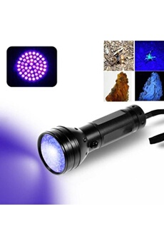 lampe torche (standard) generique uv ultra violet 51 led lampe torche blacklight aluminium lampe