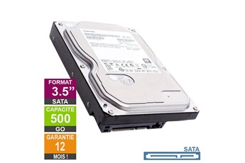 Disque Dur Interne Toshiba Disque Dur 500Go Sata 3.5 Toshiba Dt01Aca050 25Mm 7200Rpm 32Mo