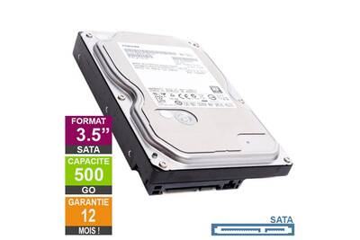 Disque Dur Interne Toshiba Disque Dur 500go Sata 3 5 Toshiba Dt01aca050 25mm 7200rpm 32mo Darty