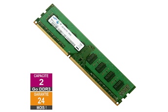 Barrette Mémoire Samsung Barrette Mémoire 2Go Ram Ddr3 Samsung M378B5673Fh0-Ch9 Pc3-10600U 1333Mhz 2Rx8