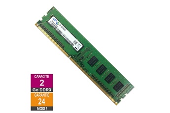 Barrette Mémoire Samsung Barrette Mémoire 2Go Ram Ddr3 Samsung M378B5773Ch0-Ck0 Pc3-12800U 1600Mhz 1Rx8