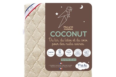 Matelas Bebe P 39 Tit Lit P 39 Tit Lit Matelas Bebe Coco Nut 70x140 Cm 1 Face Latex 1 Face Coco D 39 Origine Vegetale Lin Naturellement Thermoregulateur Dehoussable Oeko Tex Fabrication Francaise 70x140 Darty Matelas Bebe P 39 Tit Lit P 39 Tit Lit Matelas Bebe Coco Nut 70x140 Cm 1 Face Latex 1 Face Coco D 39 Origine Vegetale Lin Naturellement Thermoregulateur Dehoussable Oeko Tex Fabrication Francaise 70x140 Darty