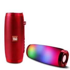 Yokuli Rouge/Bleu Haut-Parleur Bluetooth Sans Fil Avec Boîte De Rangement