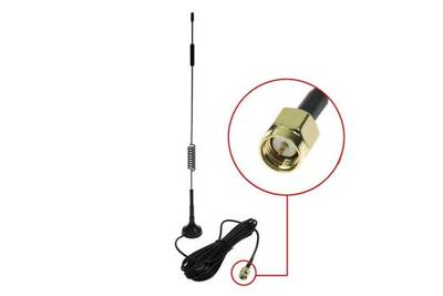 Accessoire Antenne Prixwhaou Fr Antenne Sma Rp Sma 7dbi Connecteur Male Sma Haut Gain 4g Lte Cprs Gsm 2 4g Wcdma 3g Antenne Adaptateur De Reception Reseau Darty