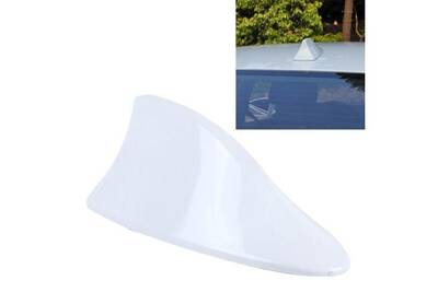 Accessoire antenne Prixwhaou.fr Antennes-antenne de voiture universelle  antenne aileron de requin fin radio signal pour auto van camion van (blanc)  | Darty
