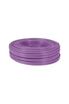 Accessoire réseau DEXLAN cable monobrin f/utp CAT6 violet LS0H rpc dca - 100M