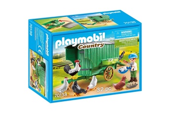 Playmobil PLAYMOBIL Playmobil 70138 country - enfant et poulailler