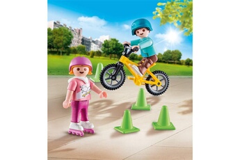 Playmobil PLAYMOBIL Playmobil 70061 special plus - enfants avec vélo et rollers