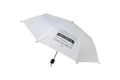 Parapluie Promobo Parapluie Avec Housse De Rangement Collection Citation Heureux Contagieux Darty