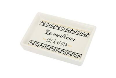 Etagere Rangement Promobo Vide Poche Rangement Citation Ceramique Le Meilleur Est A Venir Darty