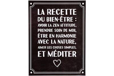 Sticker Mural Promobo Planche Stickers Citation Recette Bien Etre Fond Noir Darty