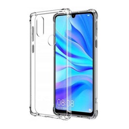 Coque Téléphone TPU Souple Huawei Honor Play - Étui Antichoc Ultra Fin Effet Daim Blanc