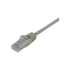 Dexlan - Cordon de raccordement - RJ-45 (M) pour RJ-45 (M) - 20 m - U/UTP, non blindé - CAT 6 - sans halogène, moulé, sans crochet - gris