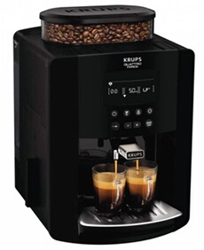 Visuel du produit : Krups Quattro Force YY3074FD - Machine à café automatique avec mousseur à lait - 15 bar - noir