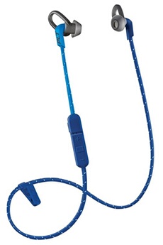 Ecouteurs Plantronics Poly - Backbeat FIT 300 - 300 Series - écouteurs avec micro - intra-auriculaire - montage derrière le cou - Bluetooth - sans fil - bleu foncé