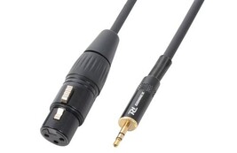 Câble Audio Combiné Power Dynamics PD Connex 20m XLR/IEC - Pour Enceintes Sonorisation