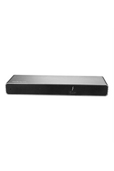 Accessoire pour disque dur StarTech.com Thunderbolt 3 Dock, Dual 4K 60Hz Monitor TB3 Docking Station with DisplayPort, HDMI & 1080p VGA, 85W Power Delivery & Charging, Gigabit Ethernet,