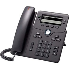 IP Phone 6851 - Téléphone VoIP - SIP, SRTP - 4 lignes - Charbon
