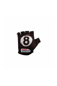 gants vélo kiddimoto gants velo enfant noir n°8 taille 5 ans (paire sous carte)