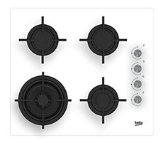 HILW64122SW hob White Built-in 60 cm Gas 4 zone(s)