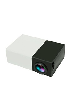 Vidéoprojecteur YONIS Mini Vidéoprojecteur Portable Home Cinema 400 Lumens LED HDMI USB Micro SD Noir