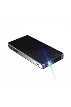 Mini Projecteur Android Miracast Bluetooth Vidéoprojecteur DLP HDMI Noir