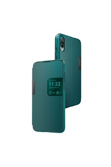 Coque et étui téléphone mobile Wiko - Protection à rabat pour téléphone portable - mélange de bleu et de vert - pour Wiko View 3 Lite