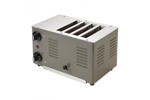 Grille-pain professionnel inox - 4 tranches - rowlett -
