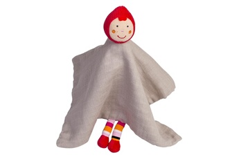 Peluches Ebulobo Doudou lange chaperon rouge, collection t'es fou louloup