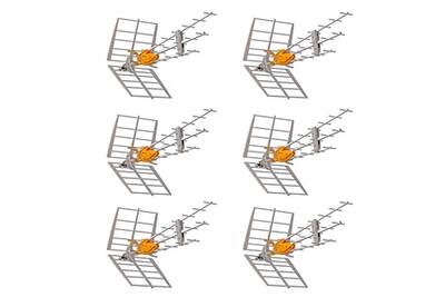 Antenne TV / TNT Televes Pack 6 x 149922 dat boss antenne uhf intelligente  lte700 (c.21 - c.48) rateau tnt | Darty