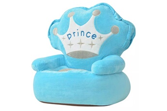 Chaises hautes et réhausseurs bébé Vidaxl Chaise en peluche pour enfants prince bleu -