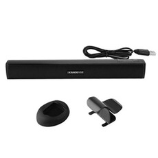 Enceinte surround GENERIQUE USB Haut-parleur Soundbar Subwoofer Haut-parleur pour PS4 / Ordinateur portable / PC (Noir)